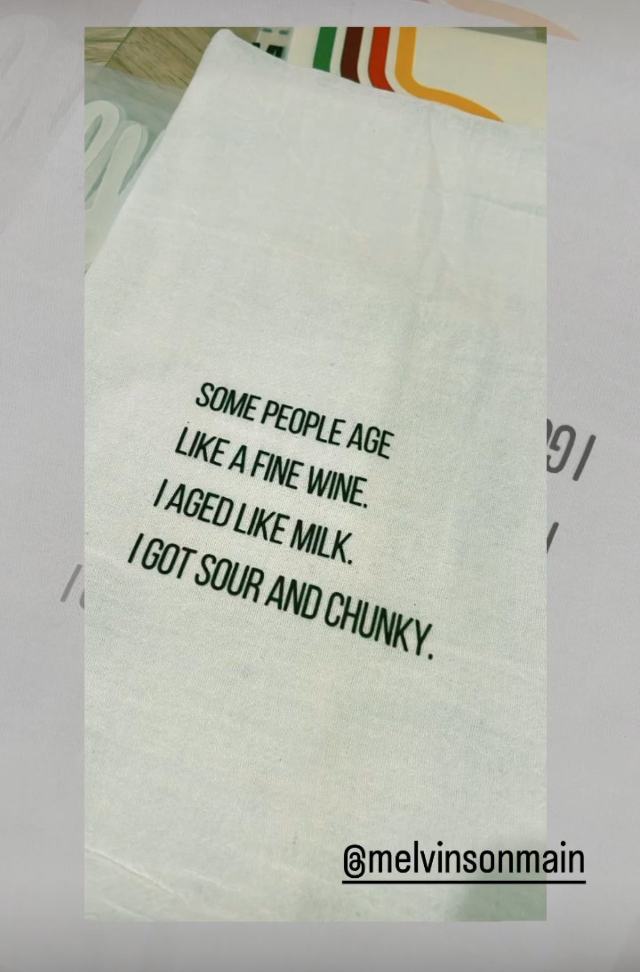 Funny Tea Towel: Milk