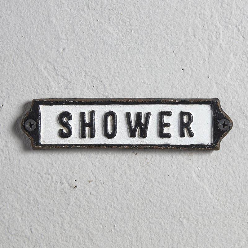 Shower Iron Sign