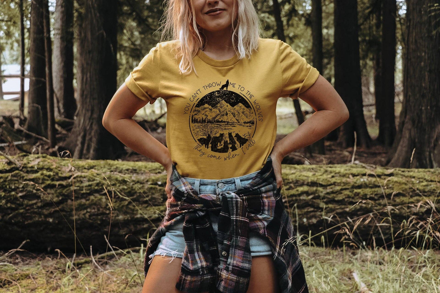 You Can’t Throw Me to the Wolves Screen Print