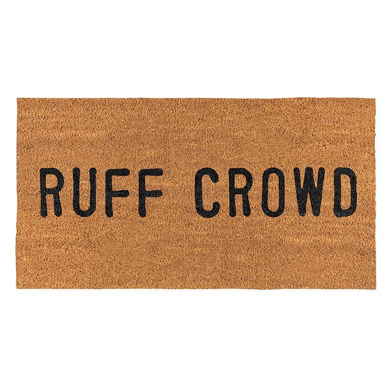 30x16 DoorMat-Ruff Crowd