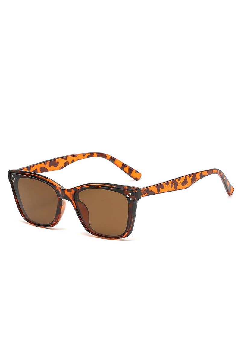 RETRO SQUARE FRAME SIMPLE SUNGLASSES