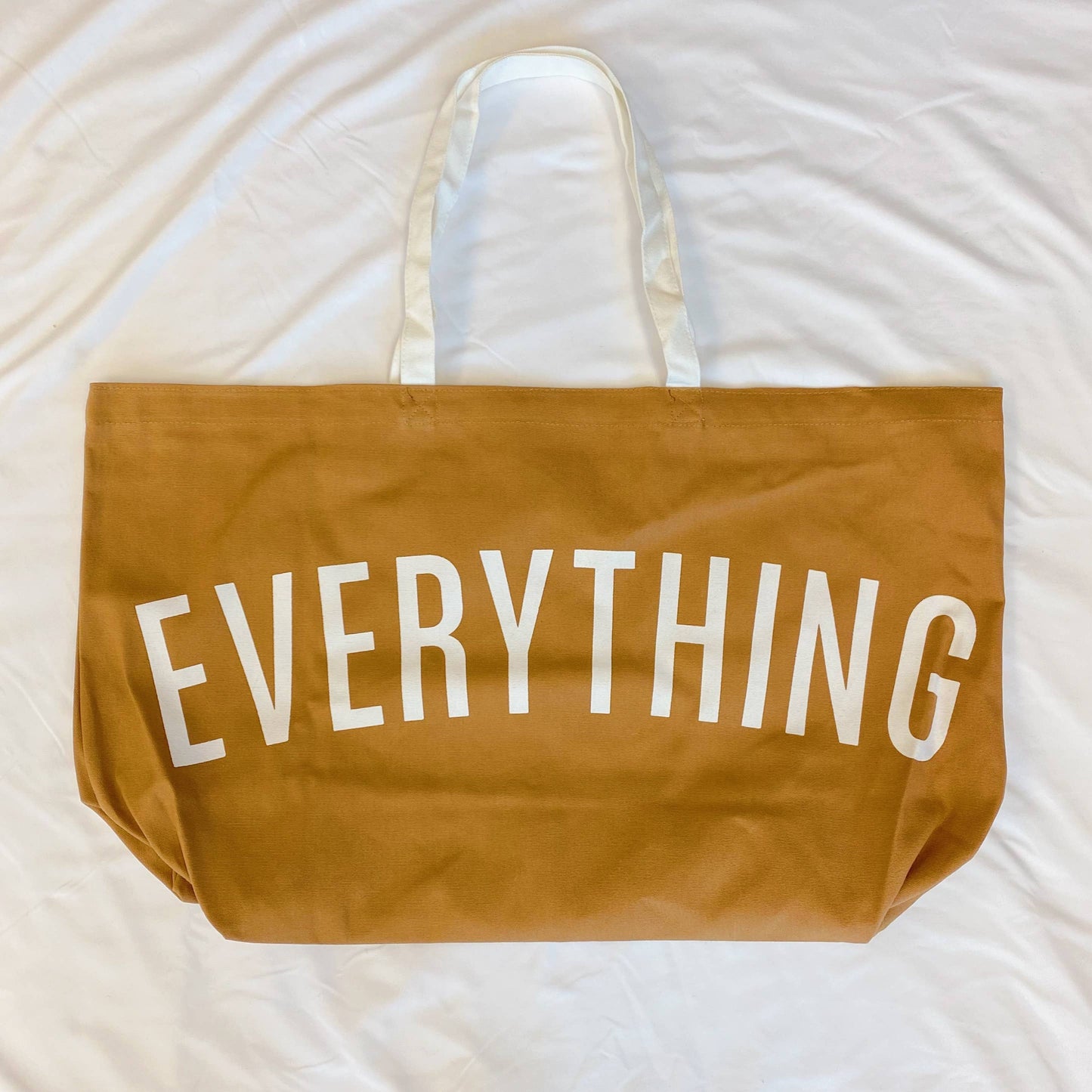Everything Canvas Tote Camel