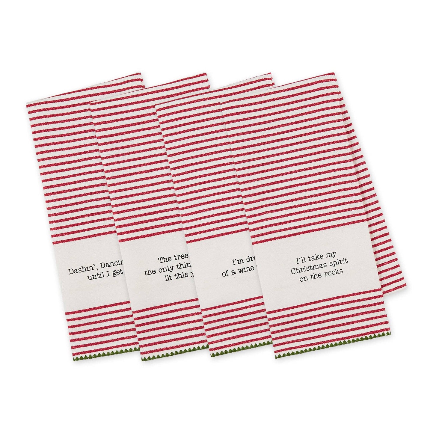 One single Happy Alcohol-Idays Dishtowels Assorted Mix