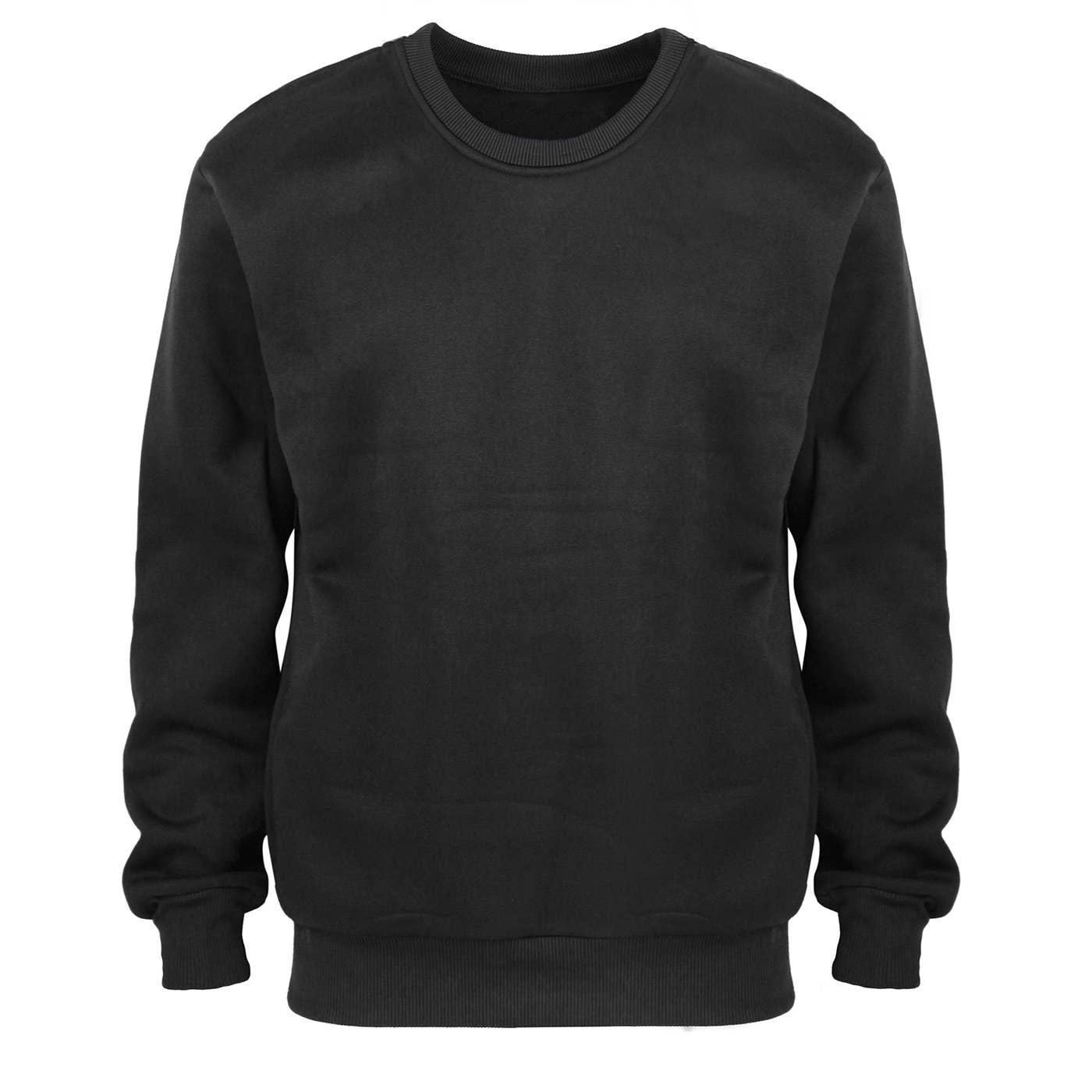 LeeHanTon Men's Crew Neck Soft Fleece Pullover Sweatshirt