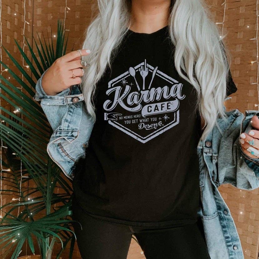 Karma Cafe Screen Print sweatshirt
