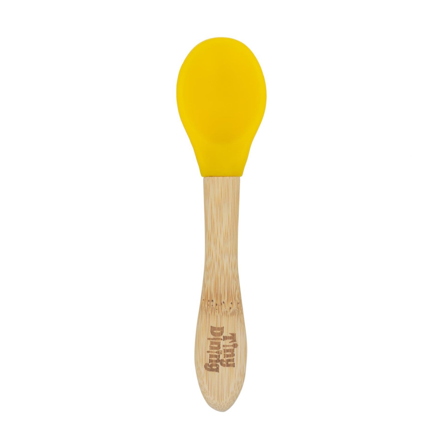 Tiny Dining Kids Bamboo Soft Tip Spoon - Yellow