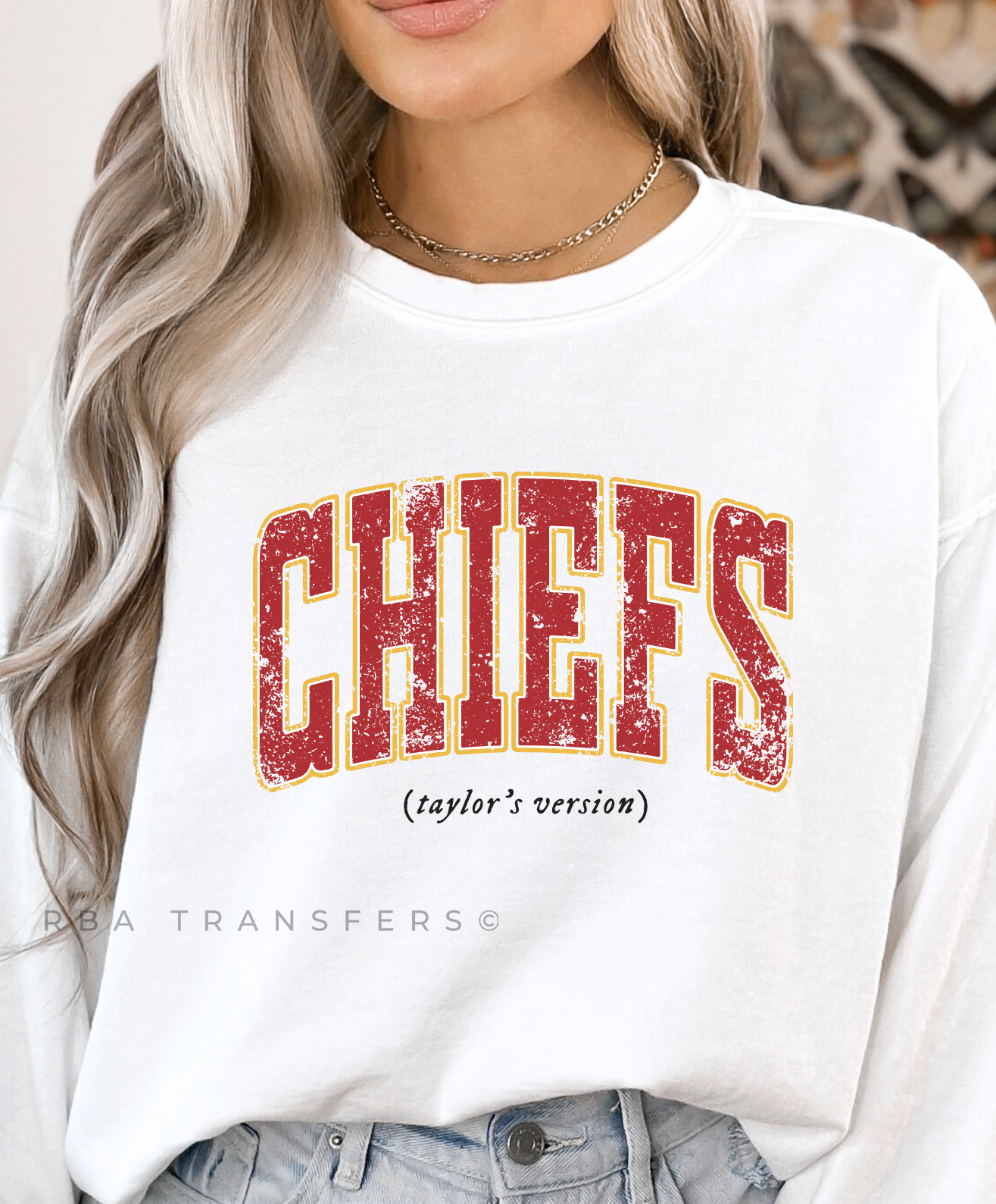 Chiefs Taylor's Version Full Color Transfer