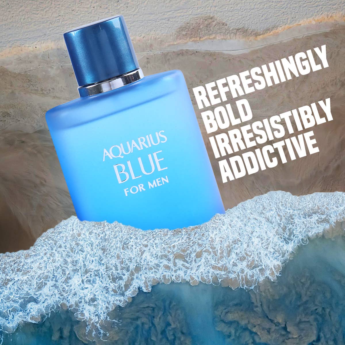 Aquarius Blue Spray Cologne Eau De Toilette For Men