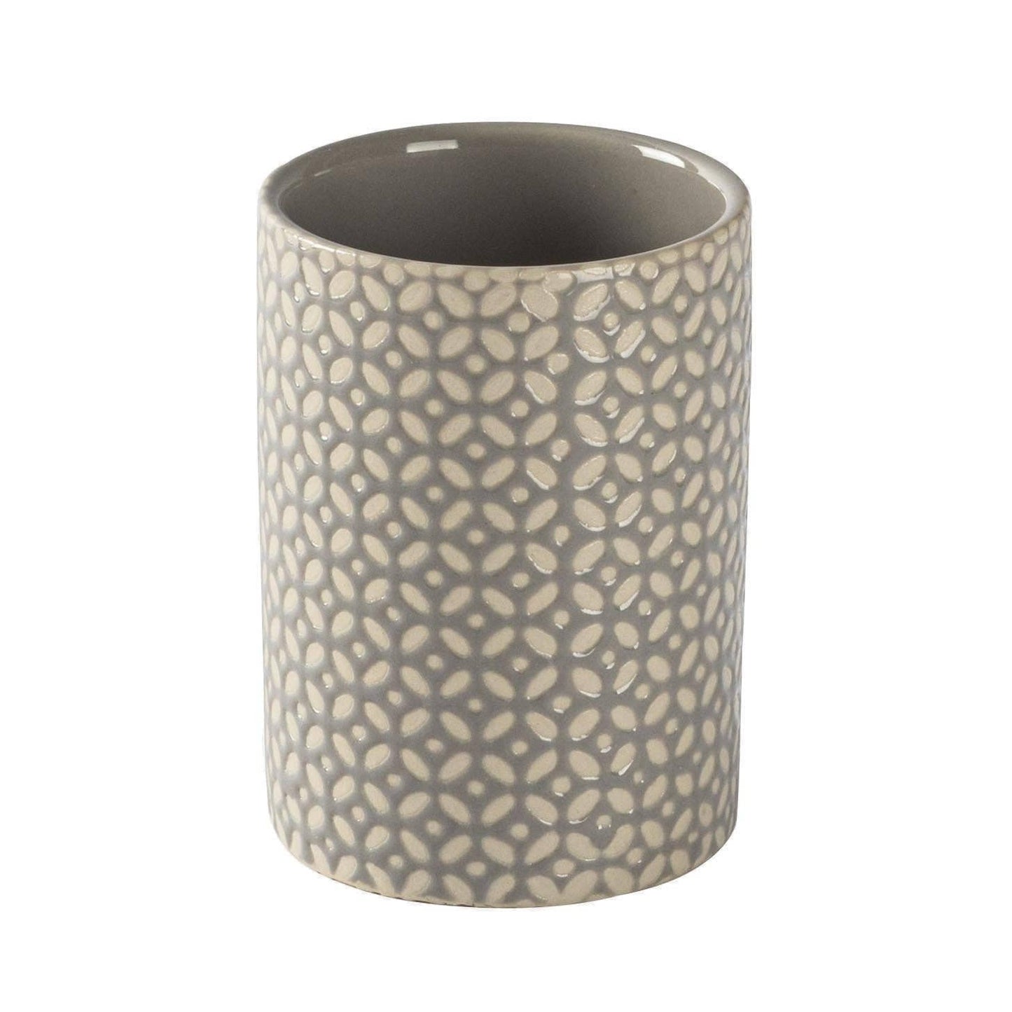 Ceramic Toothbrush Holder - Grey