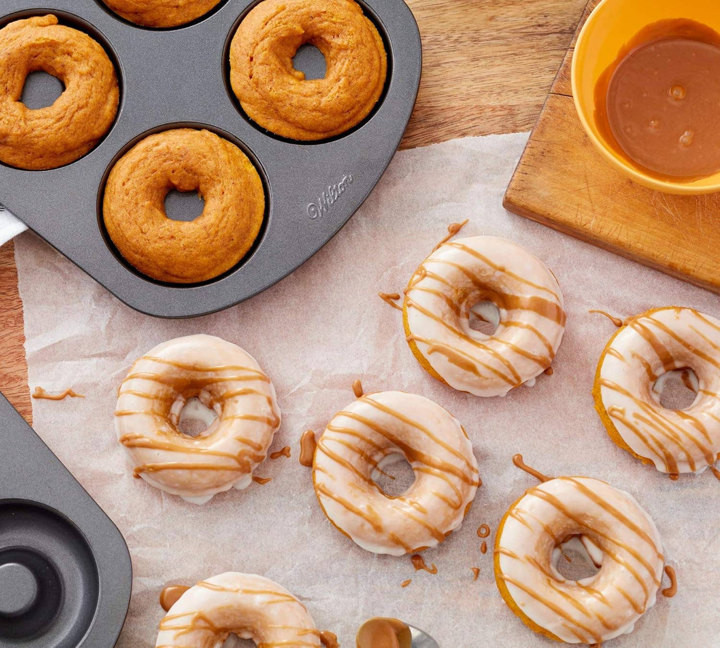 Wilton Non-stick 6-cavity Donut Baking Pan 12.5"x 8"