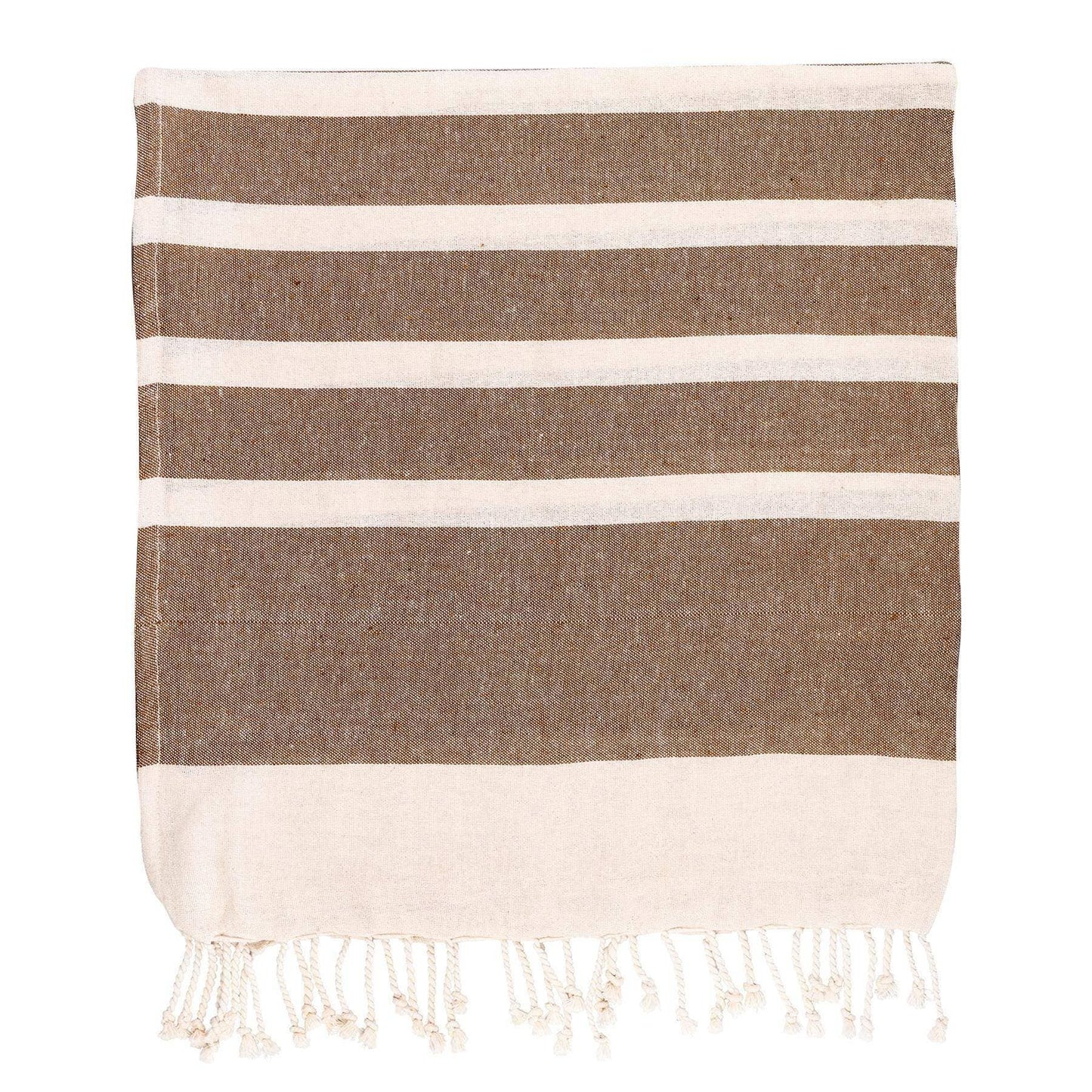Nicola Spring Turkish Cotton Beach Towel  Mocha