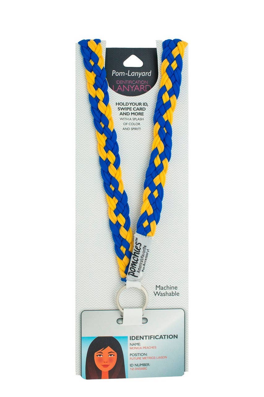 Lanyard: Royal/Yellow Gold