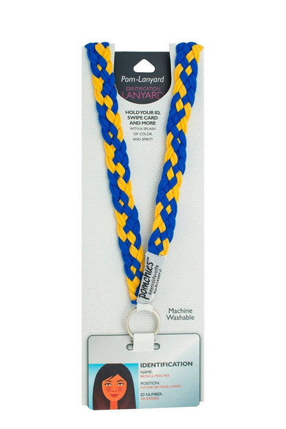 Lanyard: Royal/Yellow Gold
