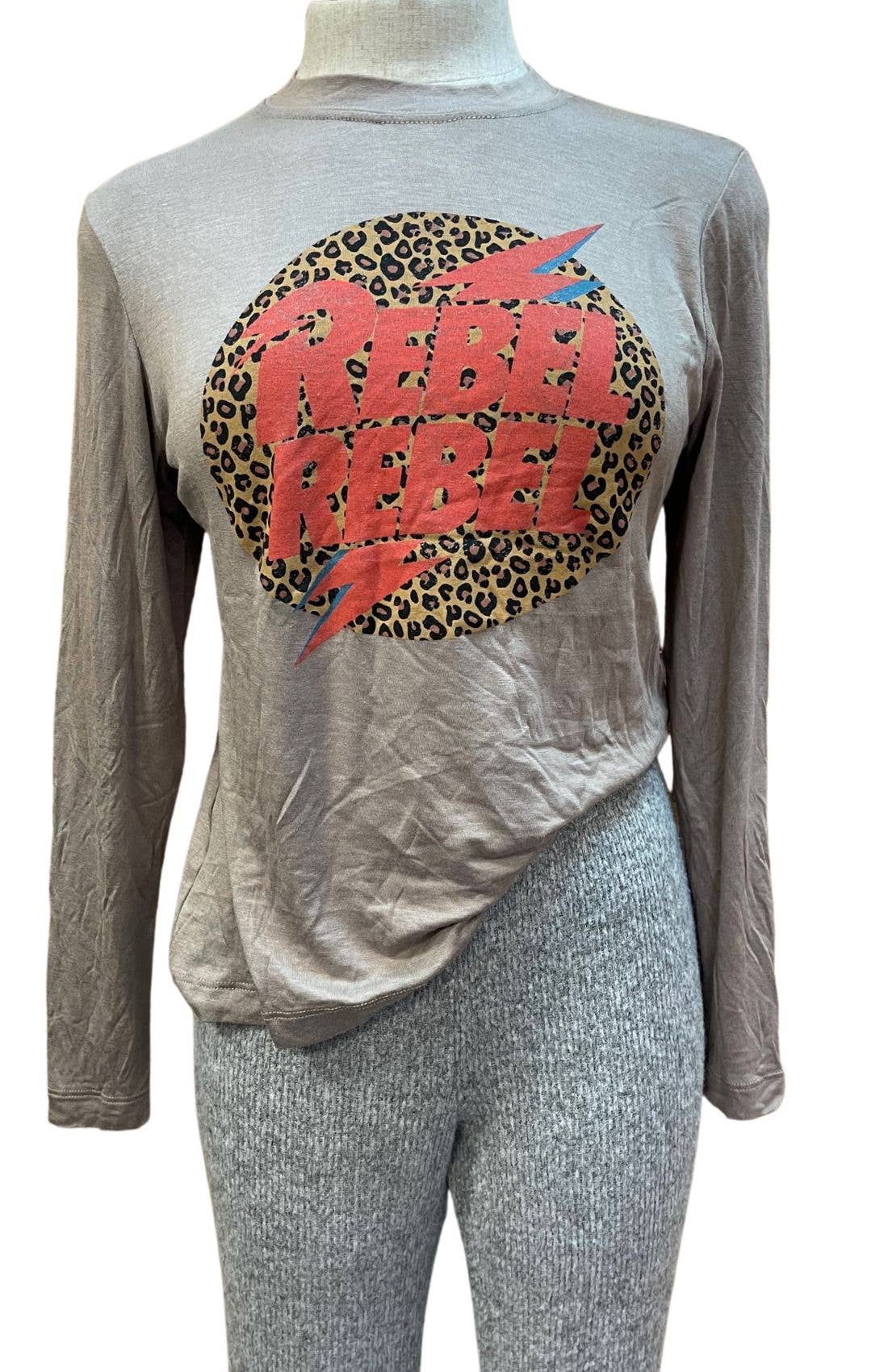 Rebel Rebel Long Sleeve Graphic Tee