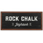 University Of Kansas Rock Chalk Jayhawk Wood Wall Decor