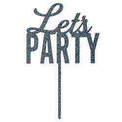 Acrylc Cke Tppr - Let's Party