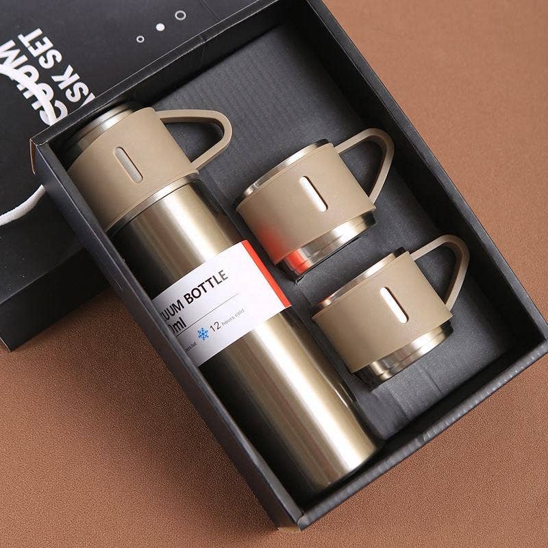 Gift set Vacuum Flask Thermos Cup