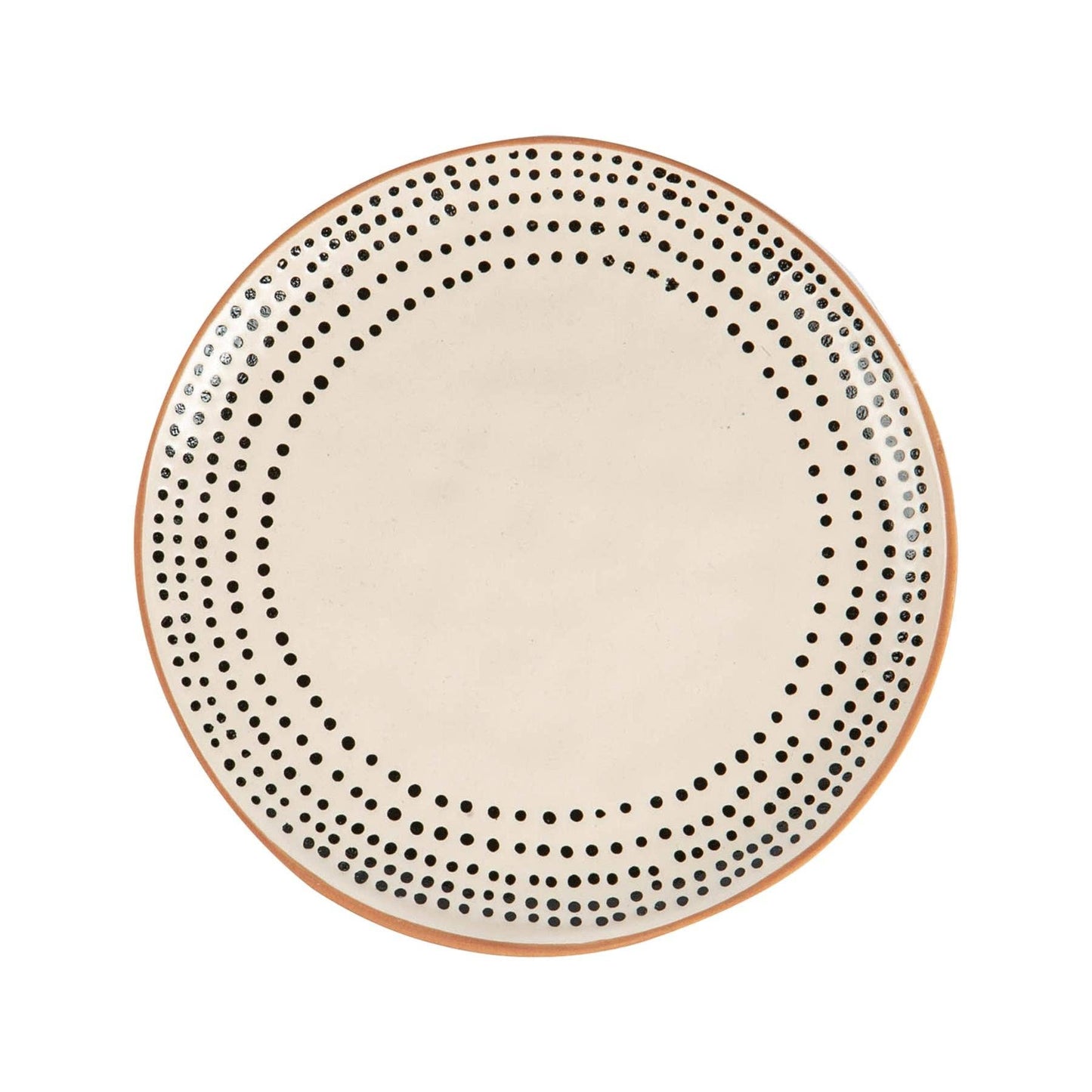 Nicola Spring Ceramic Spotted Rim Side Plate