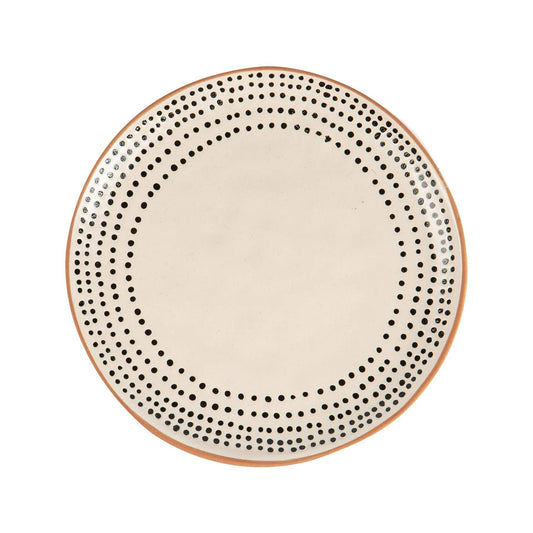 Nicola Spring Ceramic Spotted Rim Side Plate