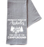 Drunkest Bunch Of Assholes - Gray Hand Towel