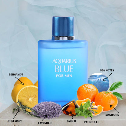 Aquarius Blue Spray Cologne Eau De Toilette For Men