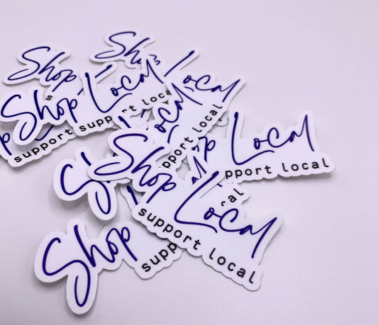 Shop Local Sticker