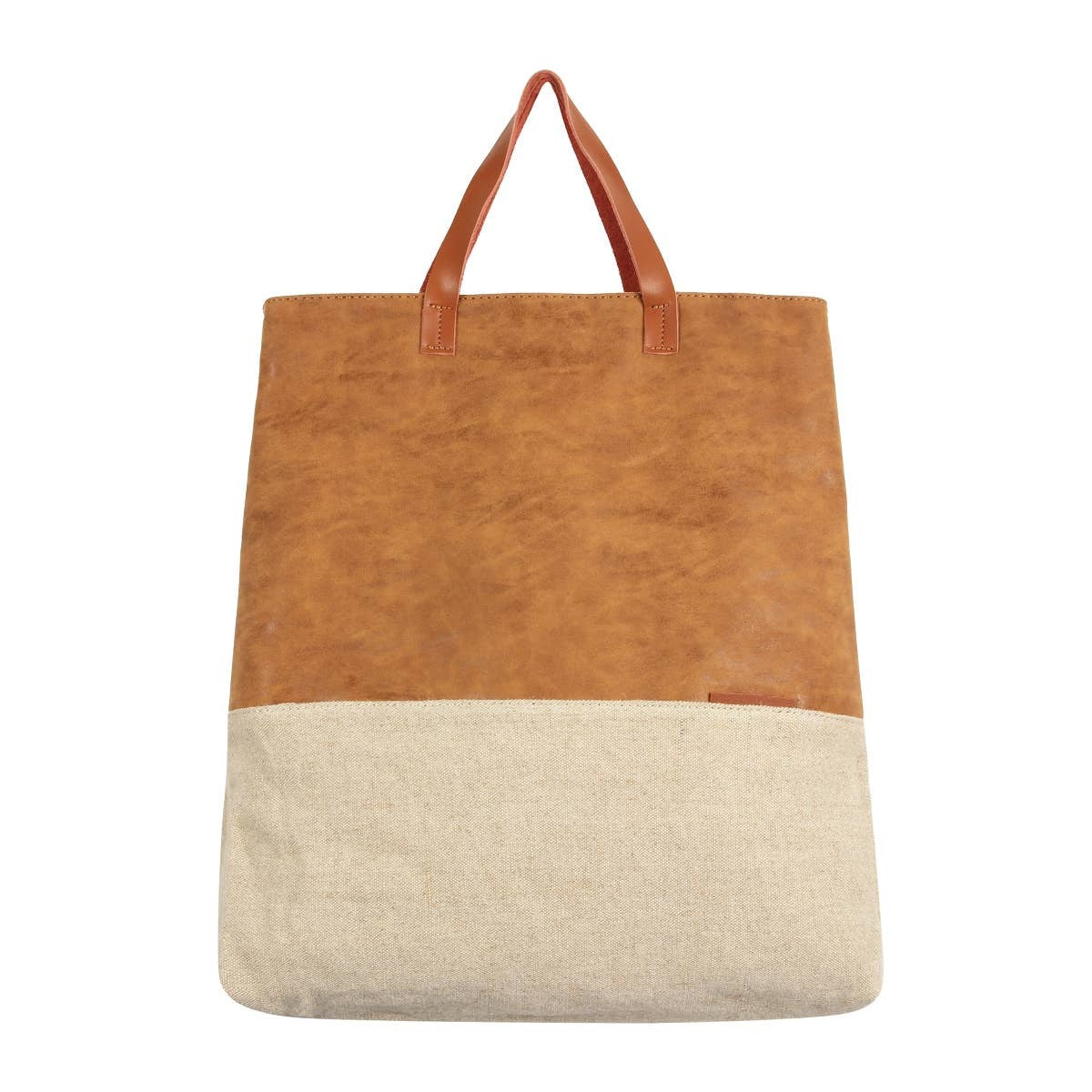 Brown Leather Tote Bag