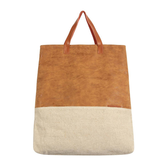 Brown Leather Tote Bag