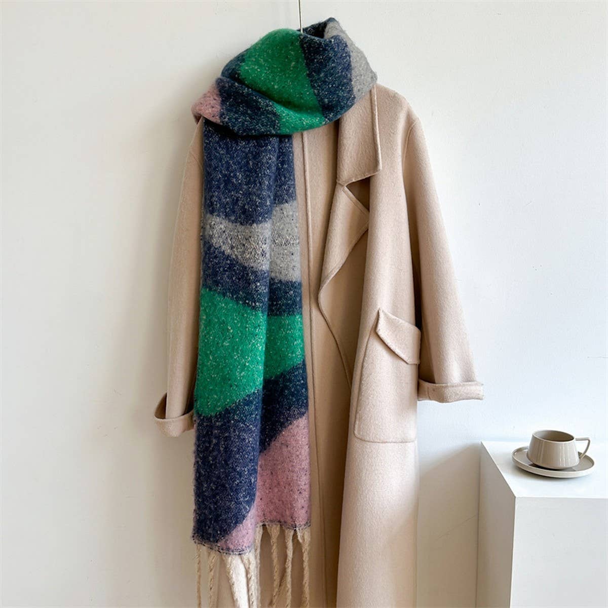 Color Autumn And Winter Scarf