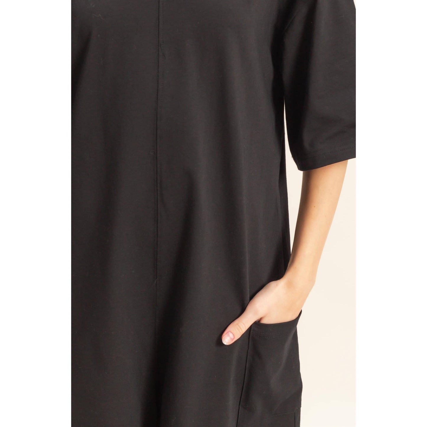 Drop Shoulder Short Sleeve Knit Romper