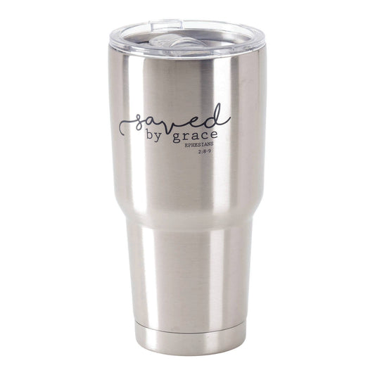 Saved By Grace Stainless Steel Tumbler 30 oz