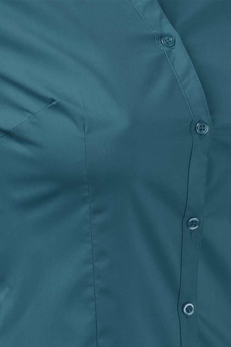 Button Down Long Sleeve Collared Shirt