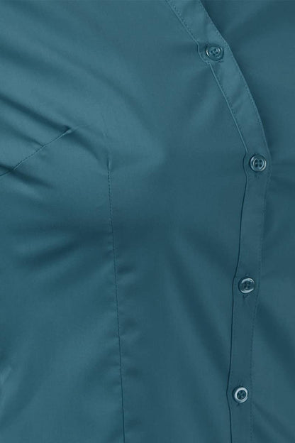 Button Down Long Sleeve Collared Shirt