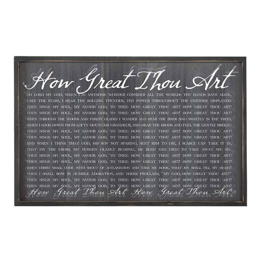 How Great Thou Art Wall Frame