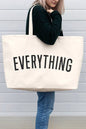 White EVERYTHING Canvas Tote