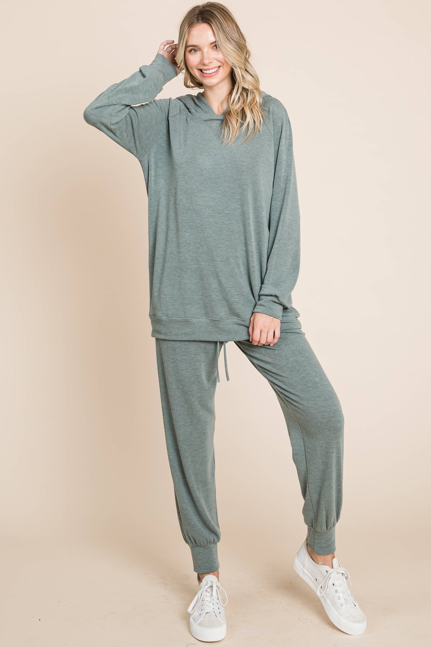 French Terry Hoodie and Jogger Set