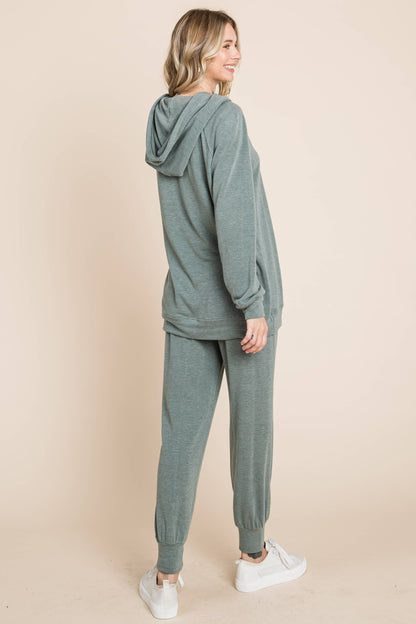 French Terry Hoodie and Jogger Set