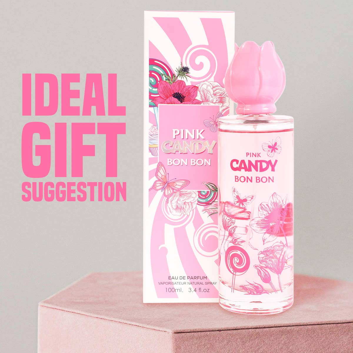 -Pink Candy Bonbon Spray Perfume