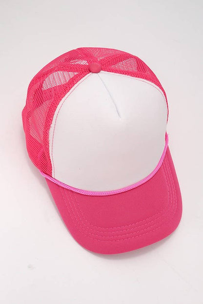 Custom Trucker Foam Front Mesh Back Cap |