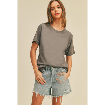 Regular Fit Tee: TAN, XL