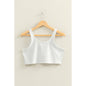 Sleeveless Scoop Neck Crop Top