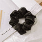 silk scrunchie wine