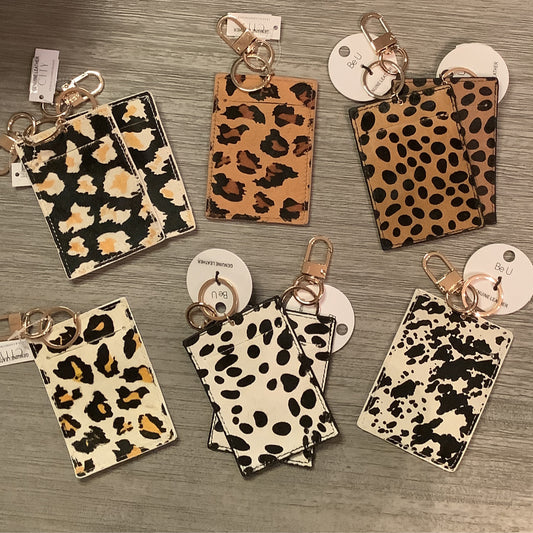 Animal Print Keychain