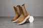 Faux Suede Leather- mid calf boots
