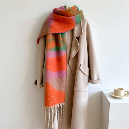 Color Autumn And Winter Scarf