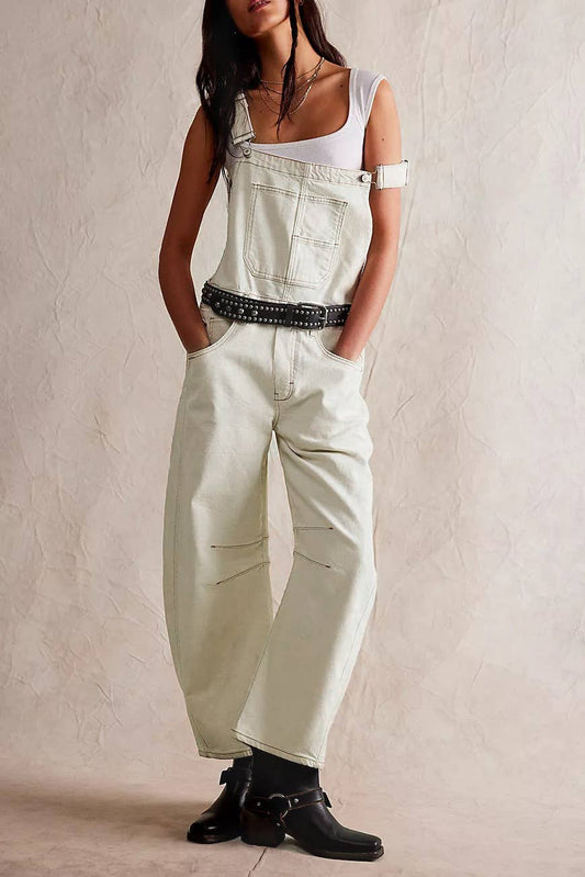 Bib-and-Brace Barrel Overalls