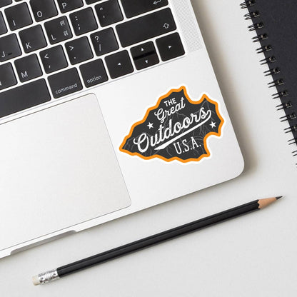 Great Outdoors Die Cut Vinyl Sticker