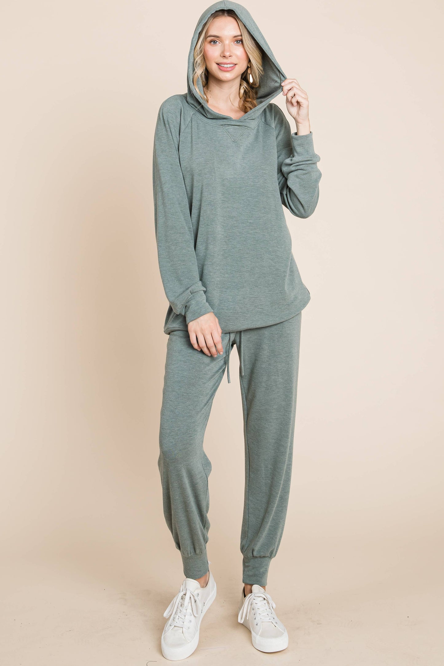French Terry Hoodie and Jogger Set