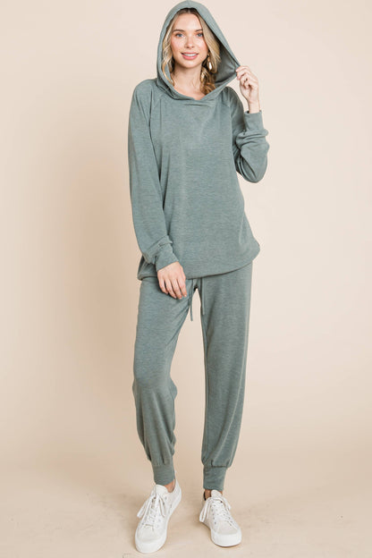 French Terry Hoodie and Jogger Set