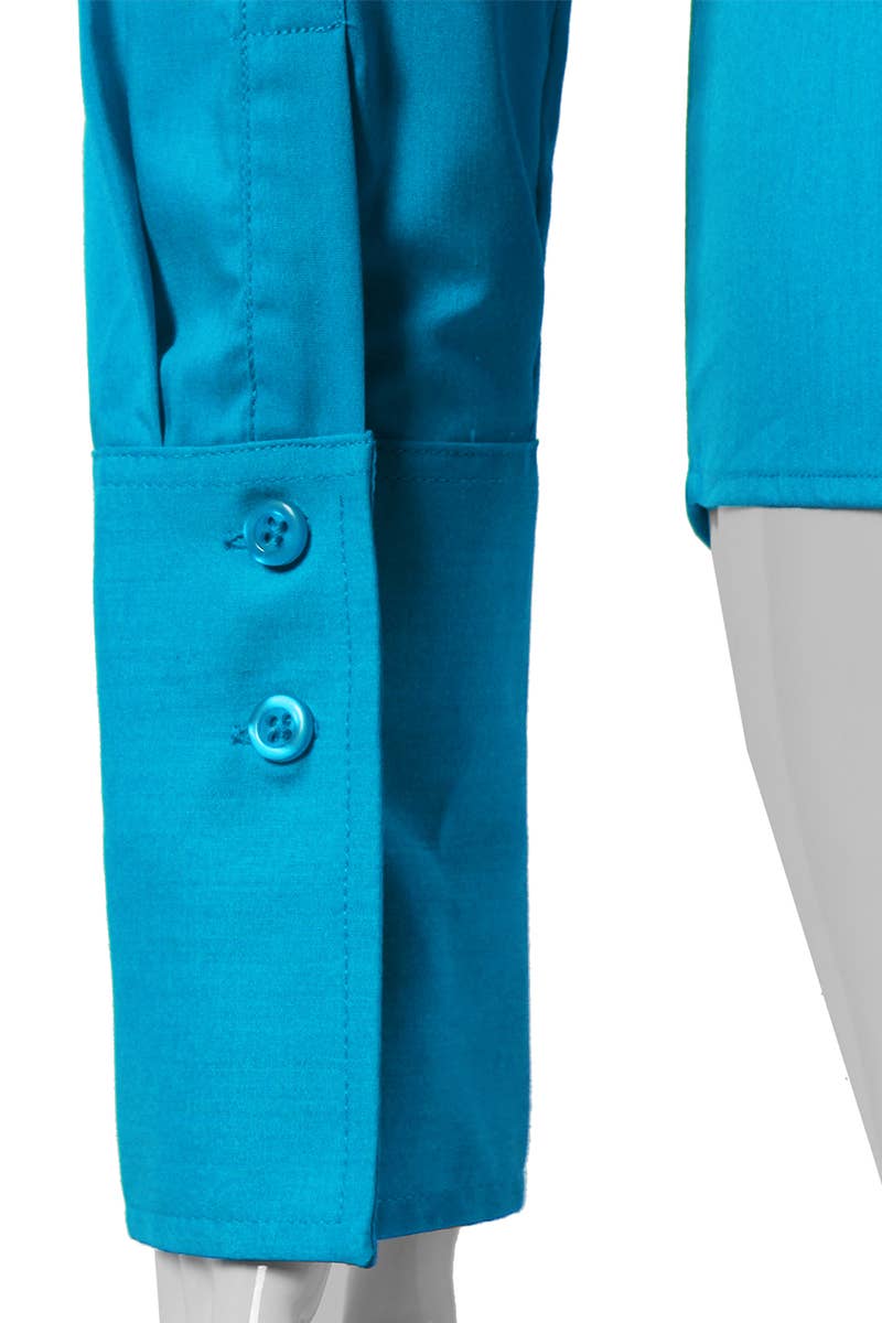 Button Down Long Sleeve Collared Shirt